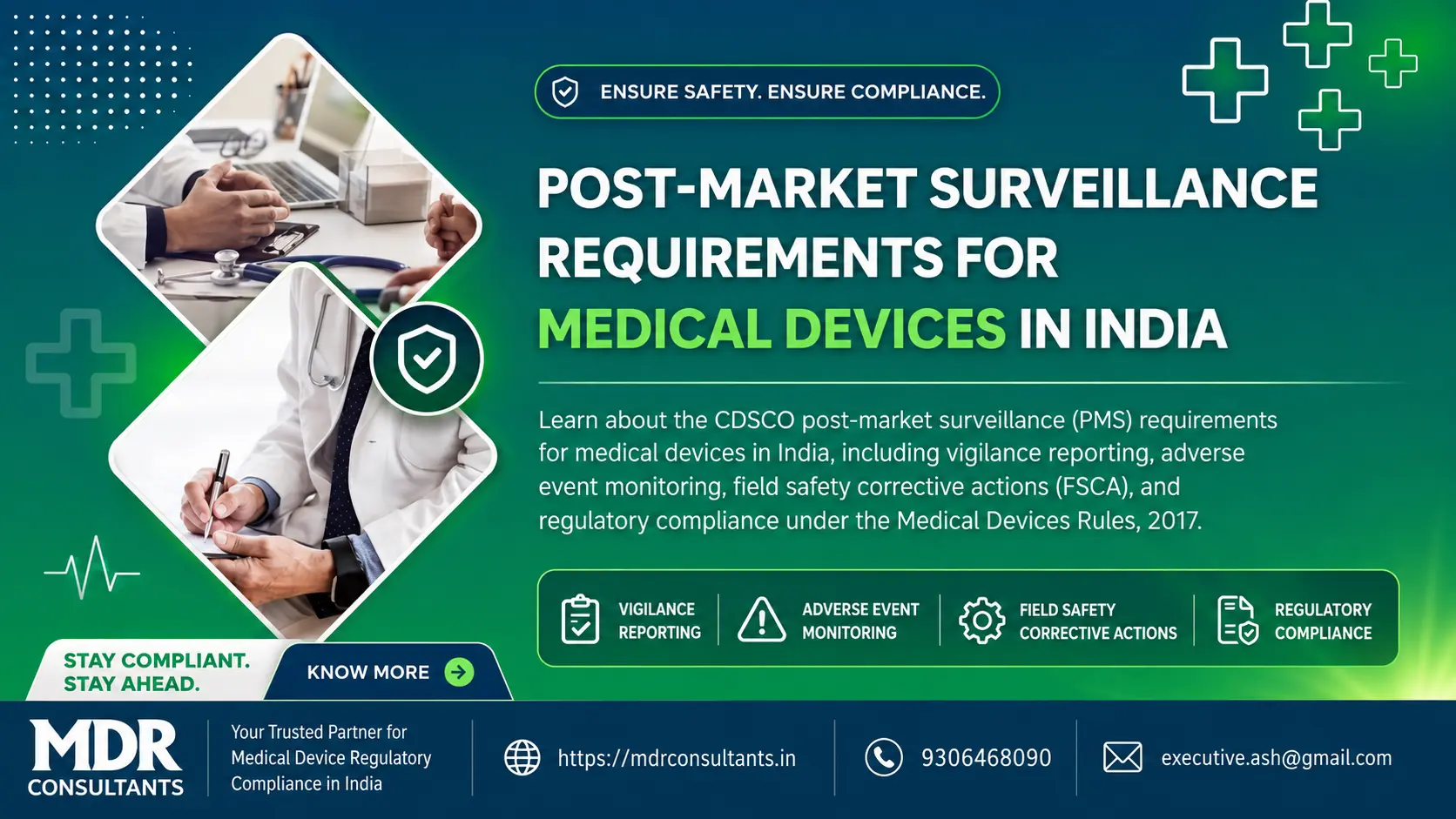 Post-Market Surveillance (PMS) Requirements for Medical Devices in India: CDSCO Guide